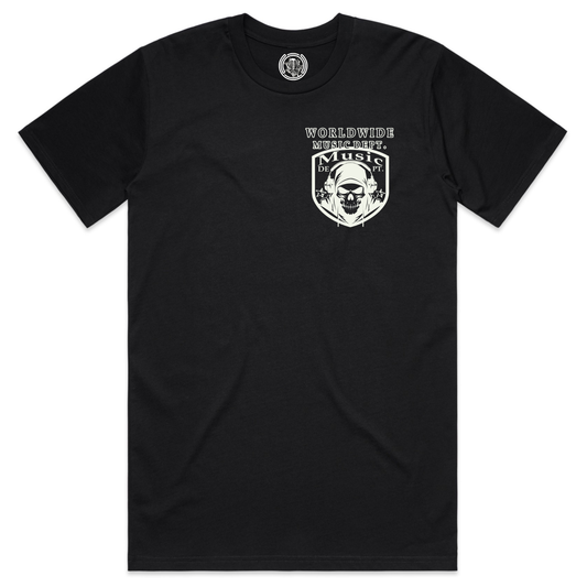 Worldwide Music Dept. - Reaper Tee - "Black"