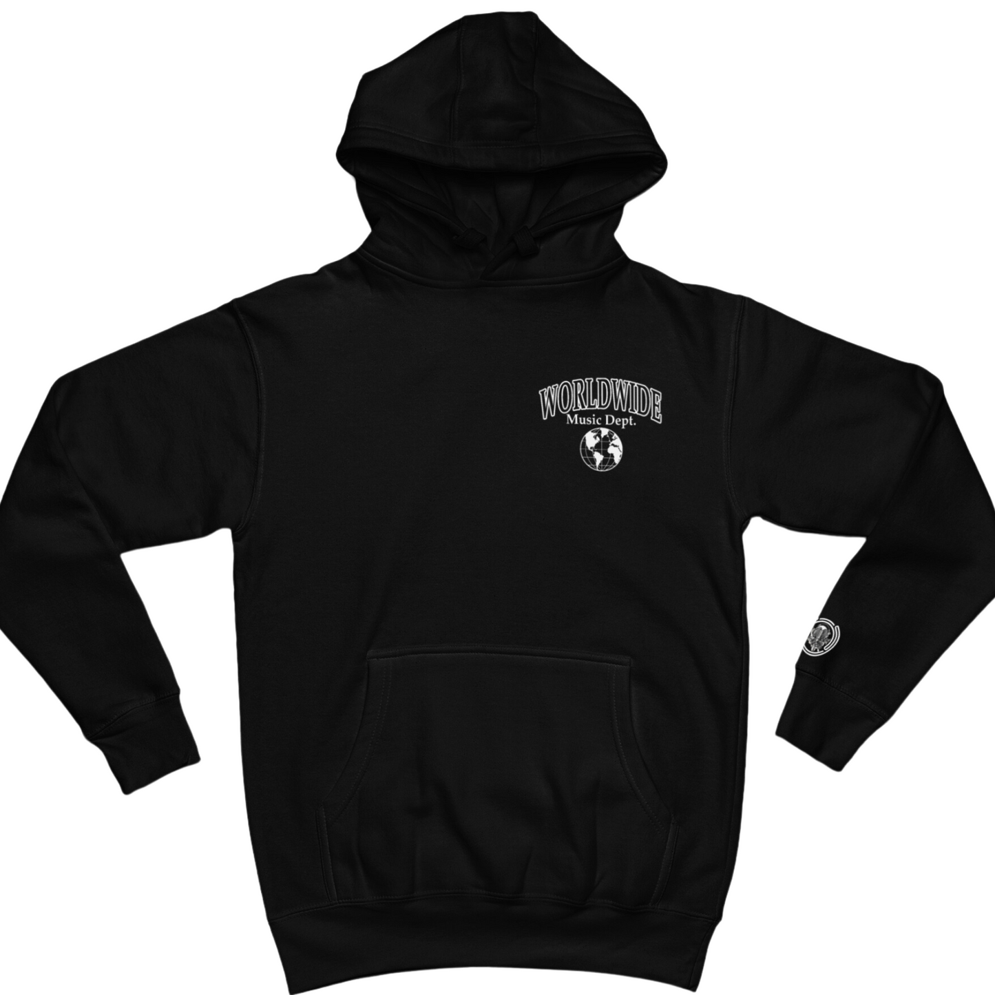 Worldwide Music Dept. Hoodie - Black