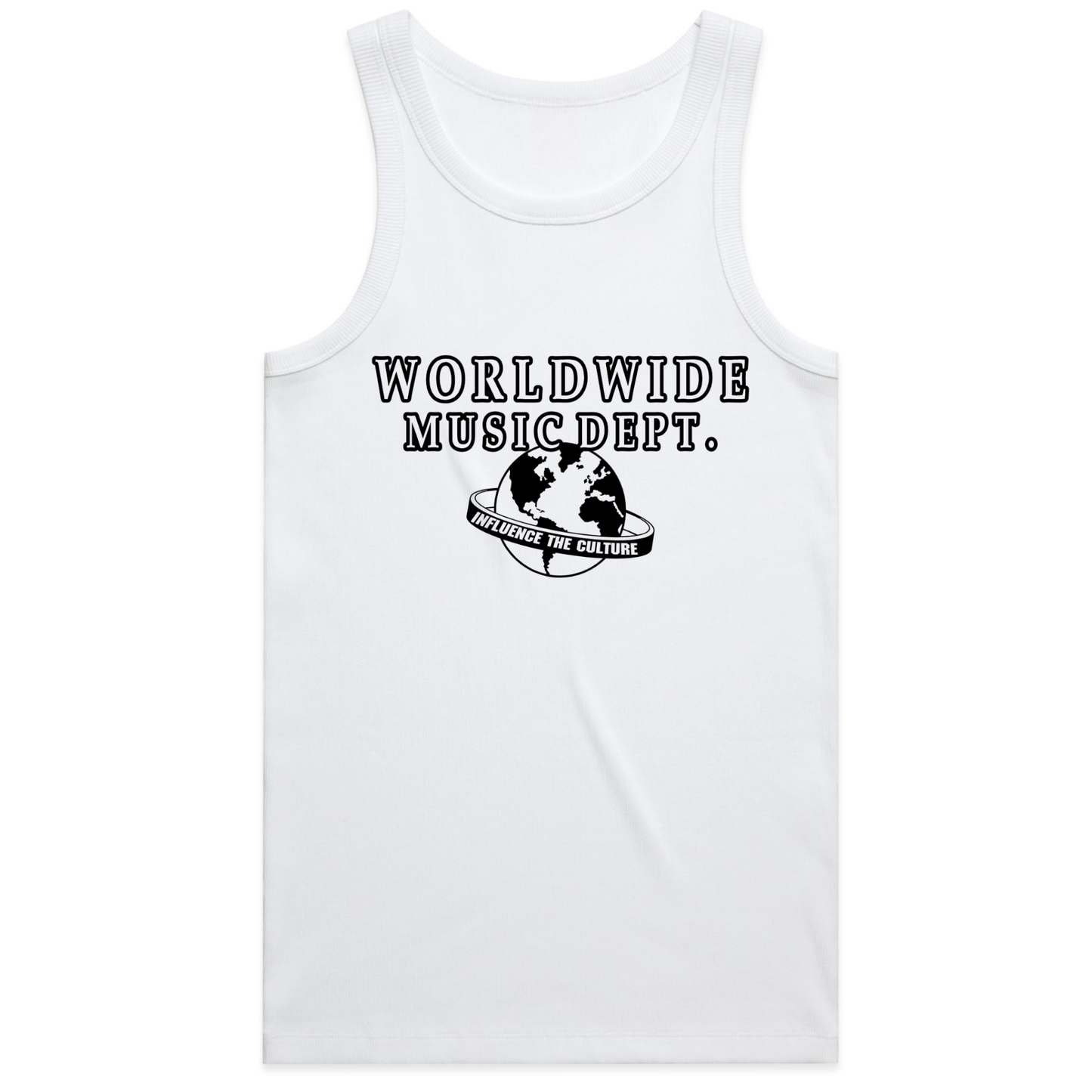 Worldwide Music Dept. Influence the Culture Tank - "White"