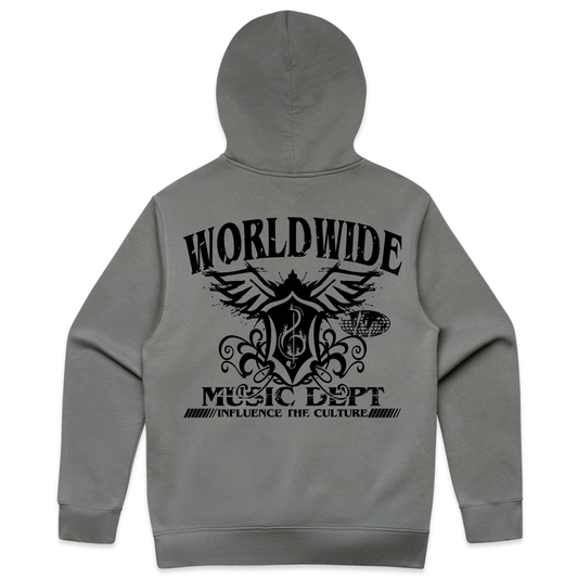 Worldwide Music Dept. - Eagle Wings Hoodie - "Shadow"