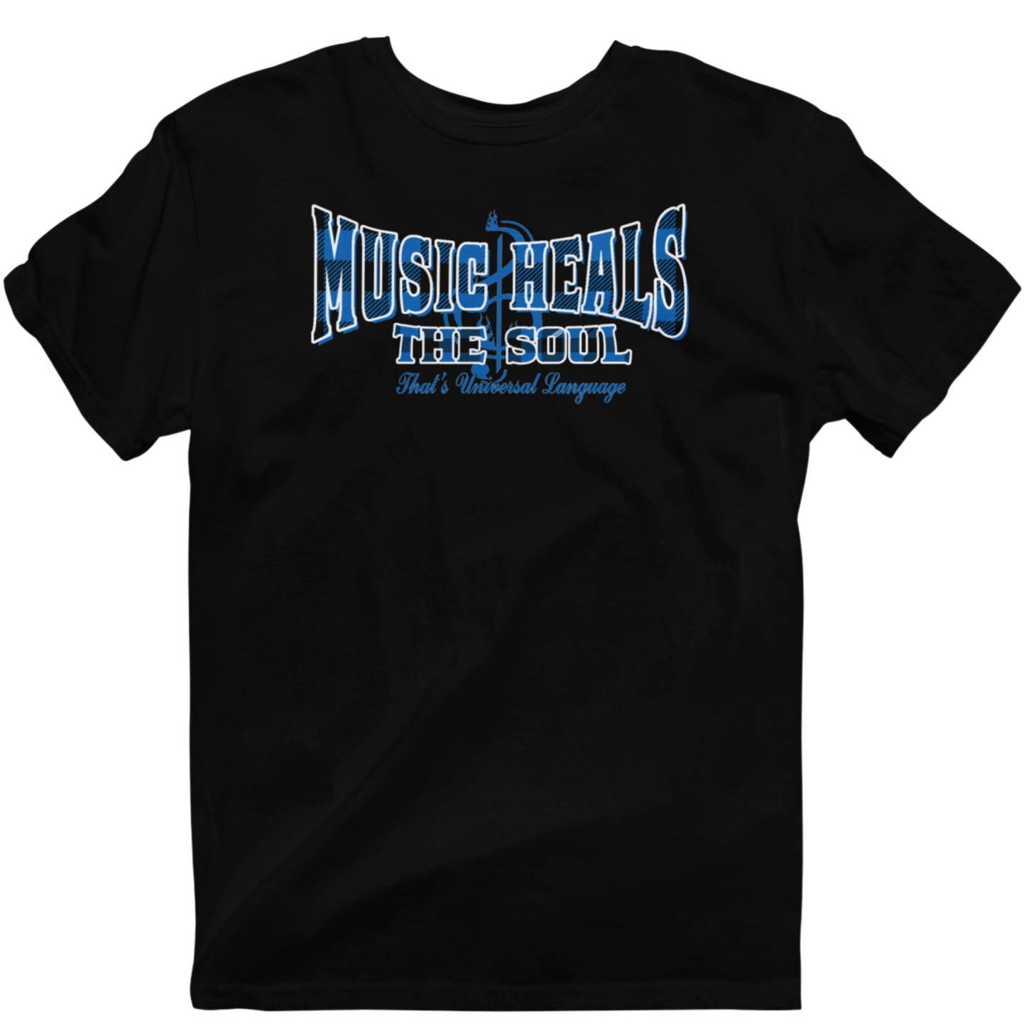 Music Heals the Soul - Universal Language - "Black/Blue"