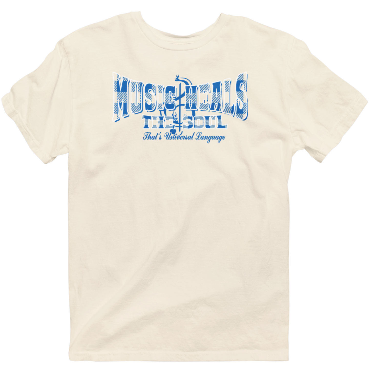 Music Heals the Soul - Universal Language - "Bone/Blue"
