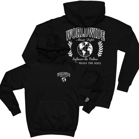 Worldwide Music Dept. Hoodie - Black