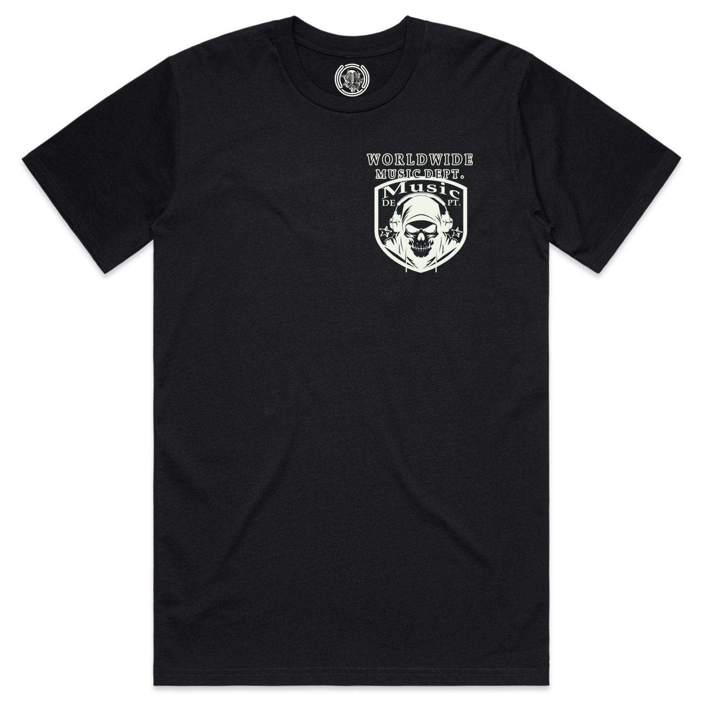 Worldwide Music Dept. - Reaper Tee - "Black"