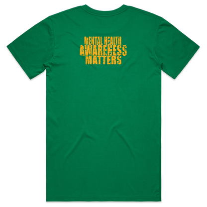 Music is my Therapy - Mental Health Tee - "Kelly Green"