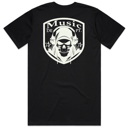 Worldwide Music Dept. - Reaper Tee - "Black"