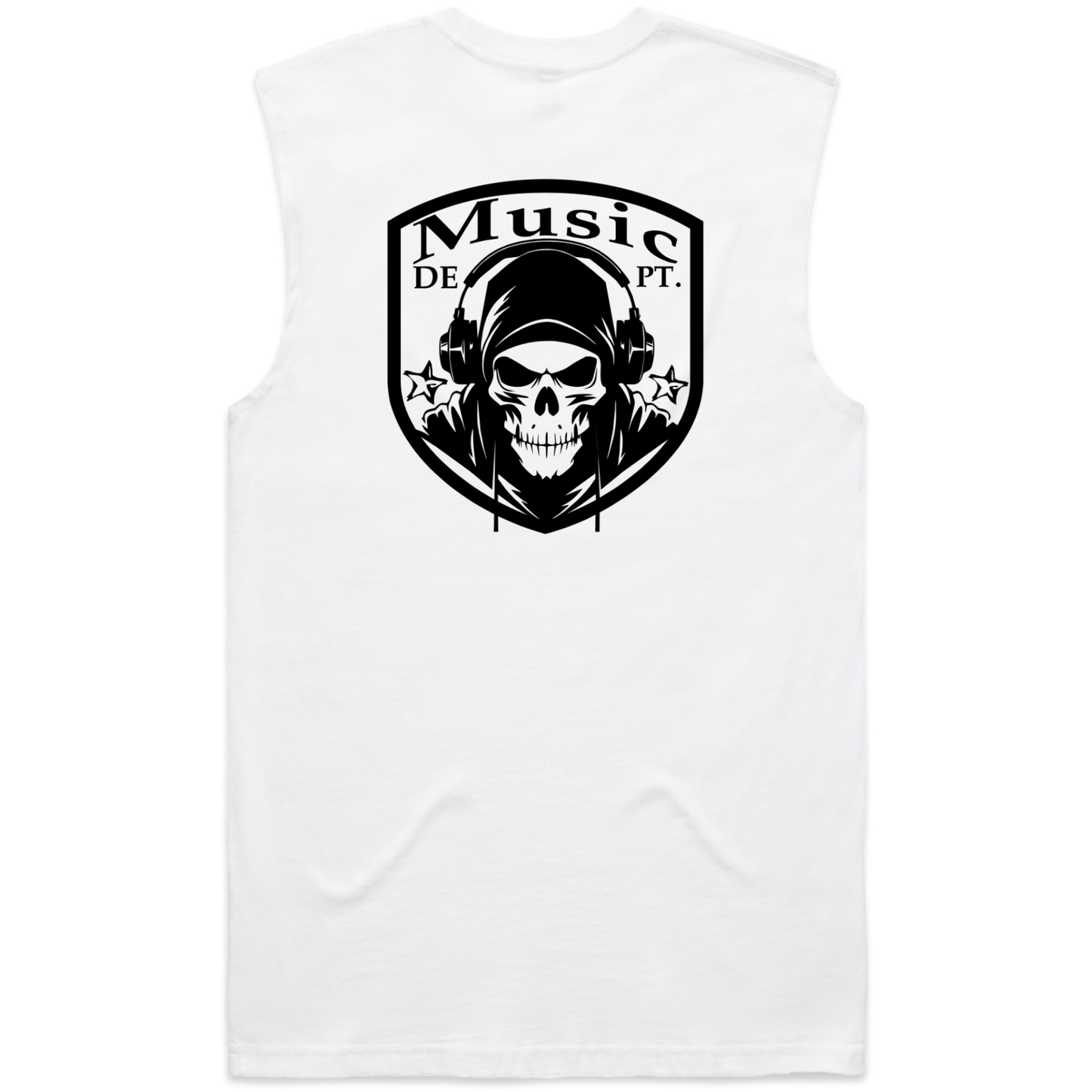 Worldwide Music Dept. Sleeveless Tank - "White"