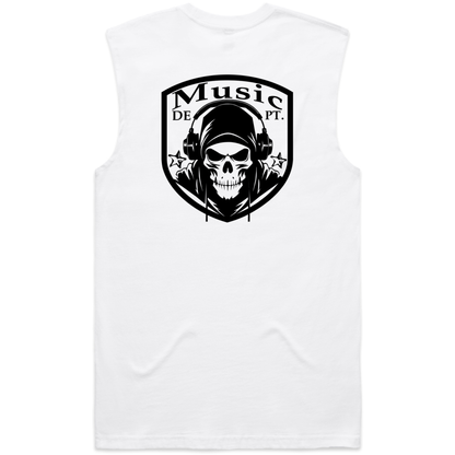 Worldwide Music Dept. Sleeveless Tank - "White"
