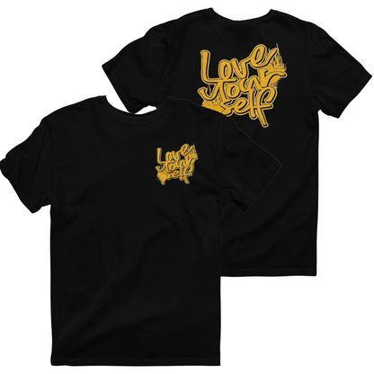 Love Yourself Tee - "Black/Gold"