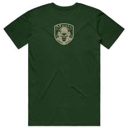 Worldwide Music Dept. - War Ready Tee - "Forest Green"
