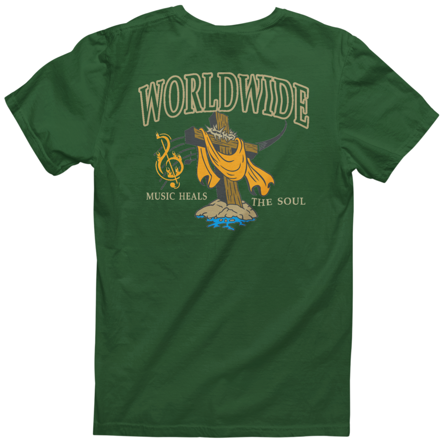 Psalm 100 Tee - "Forest Green"