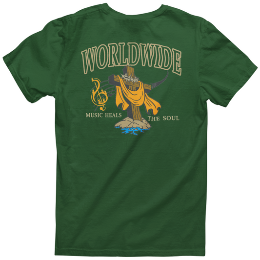 Psalm 100 Tee - "Forest Green"