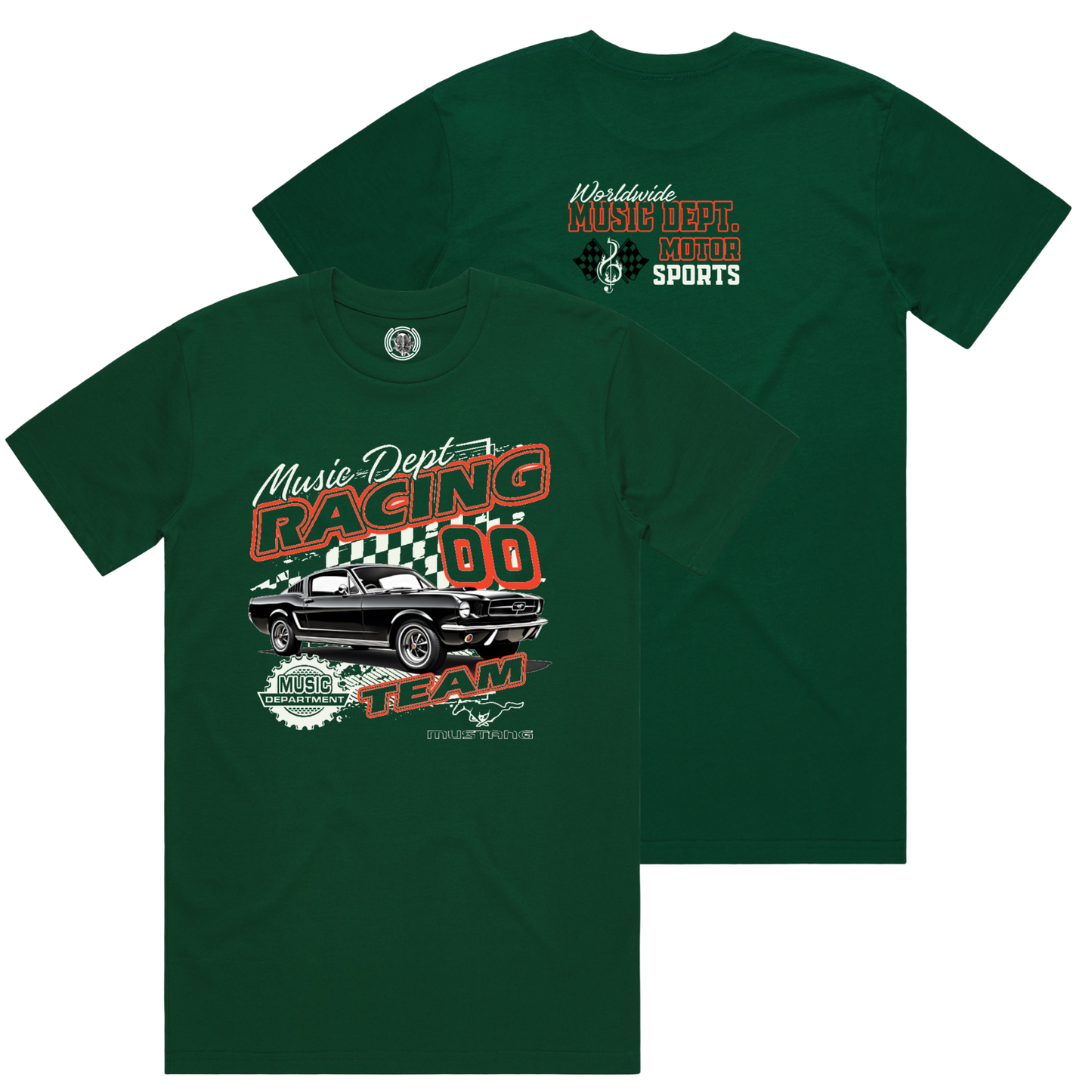Music Dept. - Motorsports "Team Mustang" - "Green"