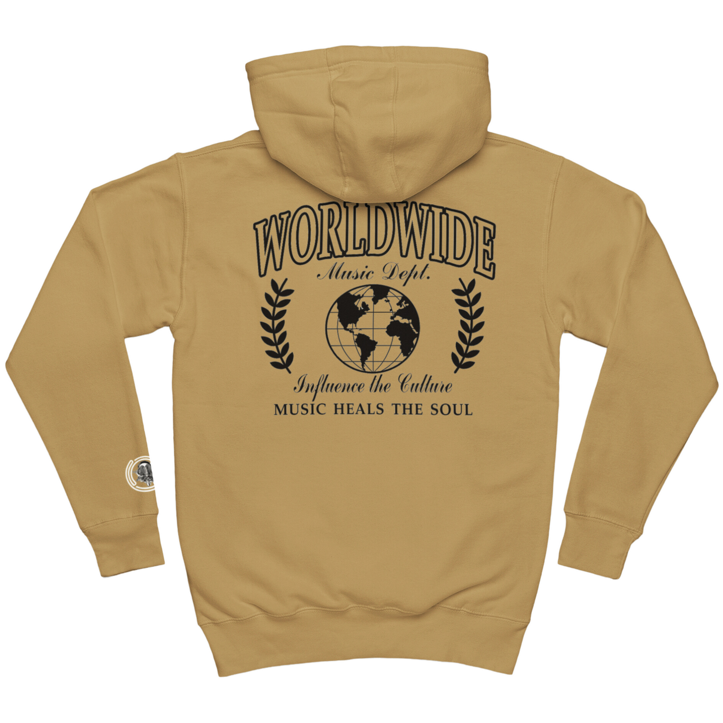 Worldwide Music Dept. Music Heals the Soul Hoodie - "Khaki"