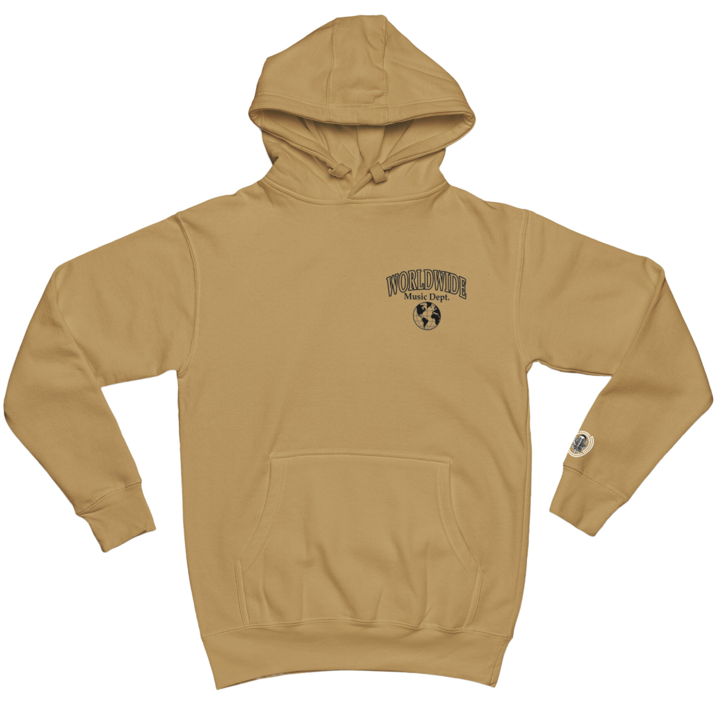 Worldwide Music Dept. Music Heals the Soul Hoodie - "Khaki"