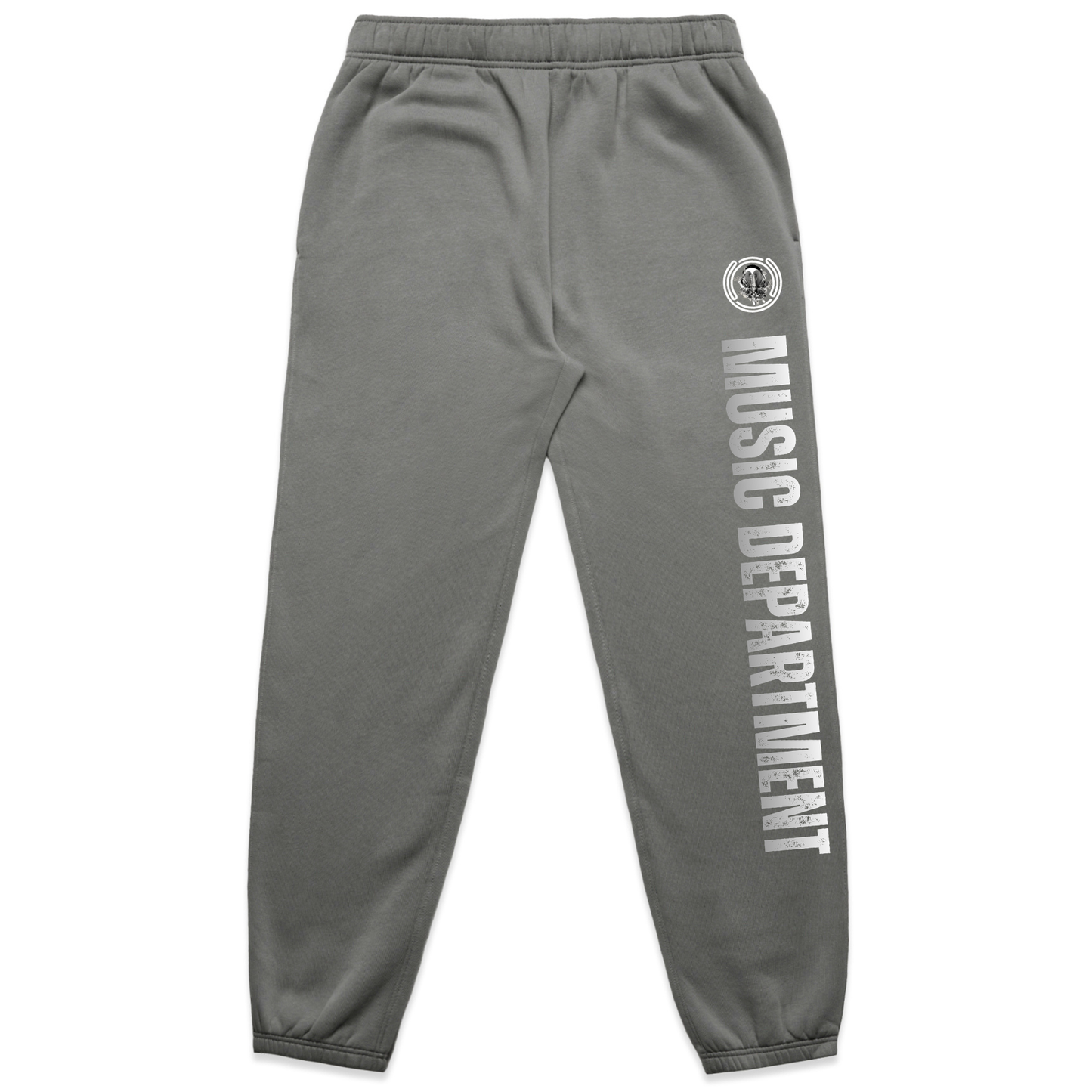 Music Department Distressed Grey Sweats - "Shadow"