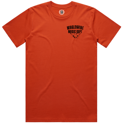 Worldwide Music Dept. Eagle Splatter Tee - "Autumn"