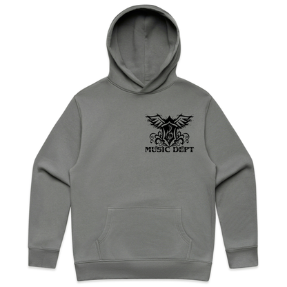 Worldwide Music Dept. - Eagle Wings Hoodie - "Shadow"