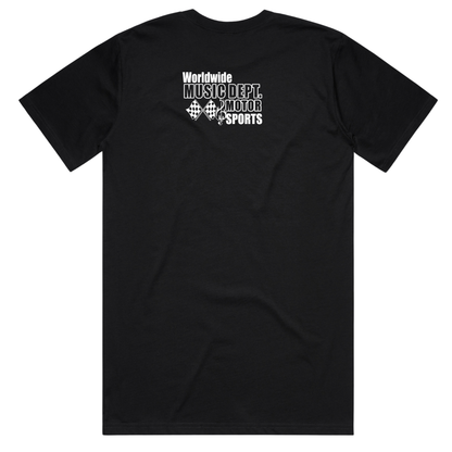 Music Dept. Motorsports  Tee - "Team Corvette" - "Black"