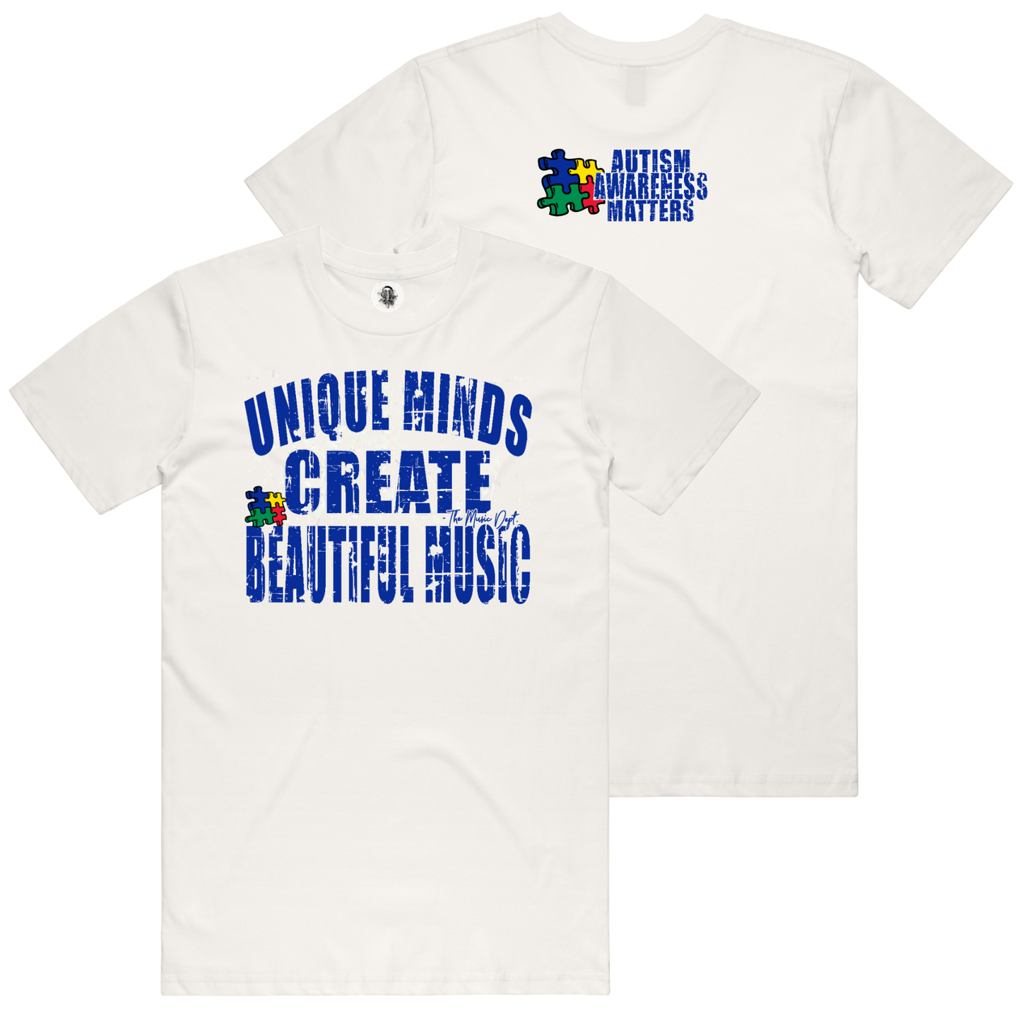 Unique Minds - Autism Awareness Tee - "Natural"