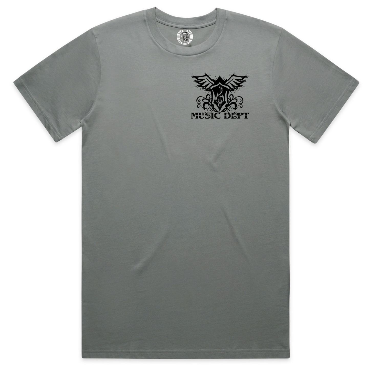 Worldwide Music Dept. - Eagle Wings Tee - "Shadow"