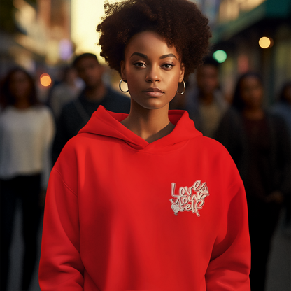 Love Yourself Hoodie - Red