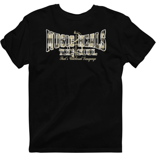 Music Heals the Soul - Universal Language - "Black/Legendary Gold"