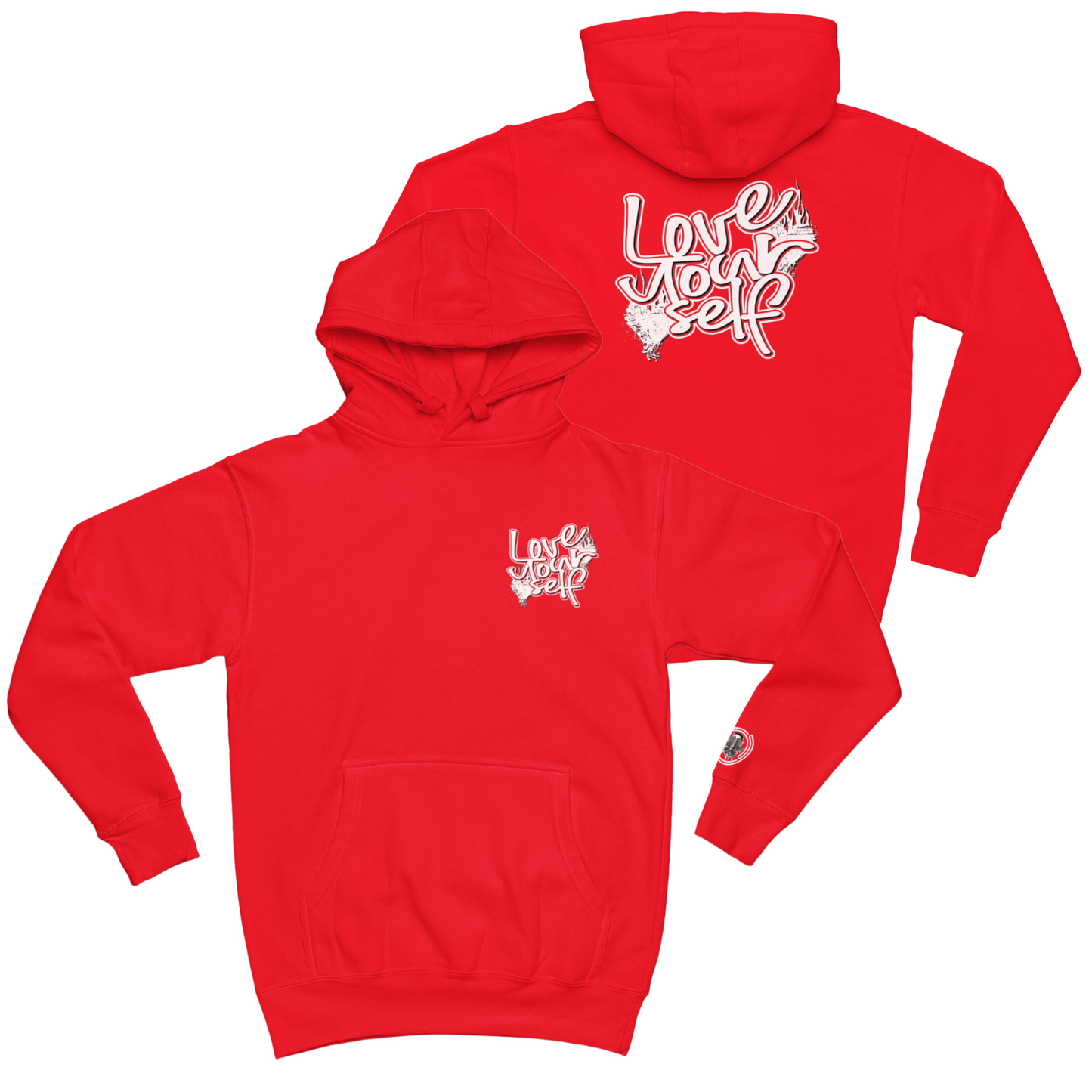 Love Yourself Hoodie - Red