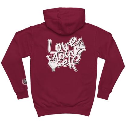 Love Yourself Hoodie - Burgundy